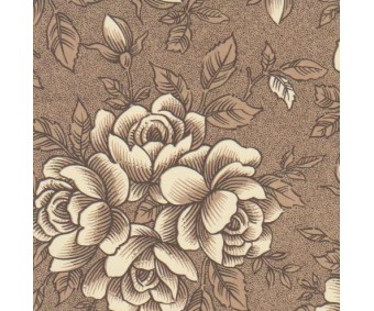 Dekoratiivpaber Carta Varese 50x70 cm - roosid pruun